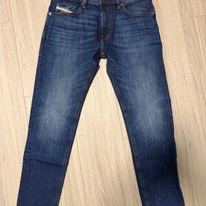 32x30 Diesel Men's Slim Jeans in Dark Blue Wash